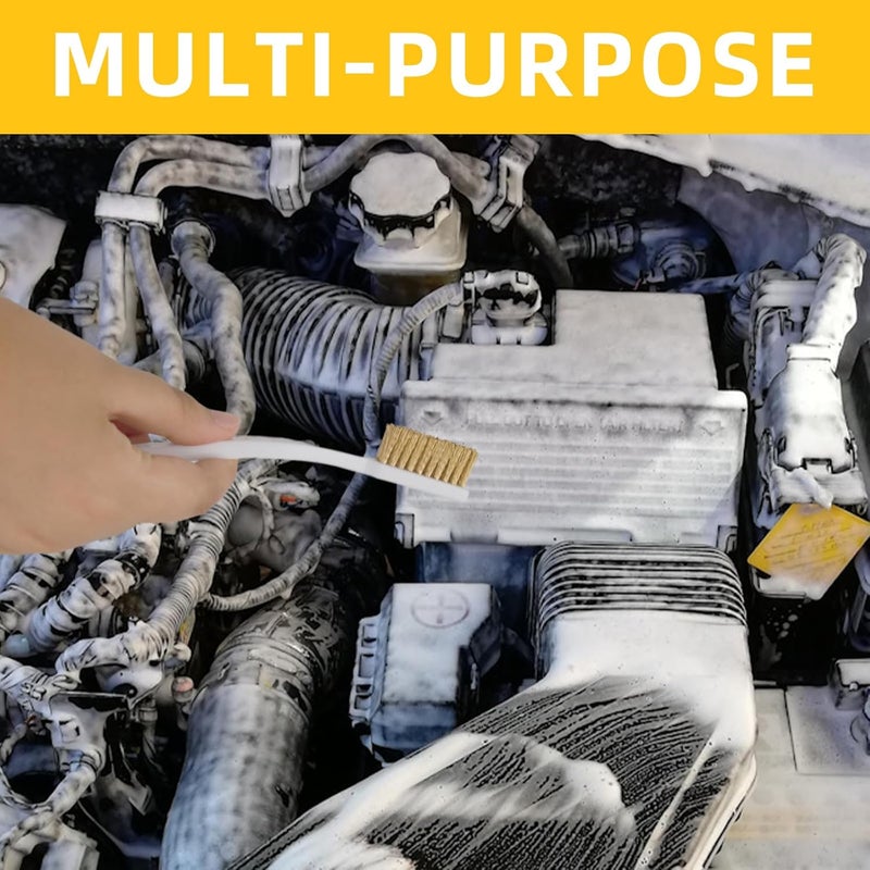 Pretwad Small Brass Brush 3PCS Brass Wire Brushes for Cleaning, 3D Printer Nozzle Cleaning Brasses Wire Toothbrush Tool, Brasses Brush Handle Hot End Toothbrush for Polishing & Rust Removal - Image 5